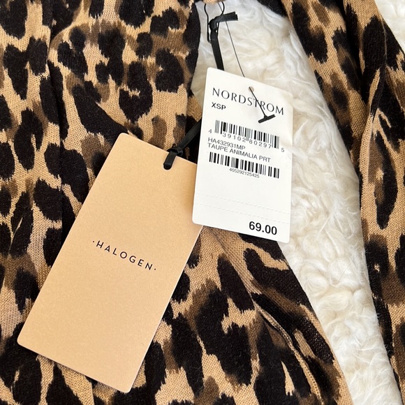 Halogen Leopard Print Sweater - Picture 4 of 6